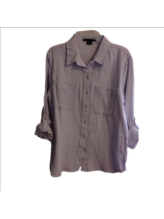 Social Standard Tops - Social standard top with cuffed sleeves